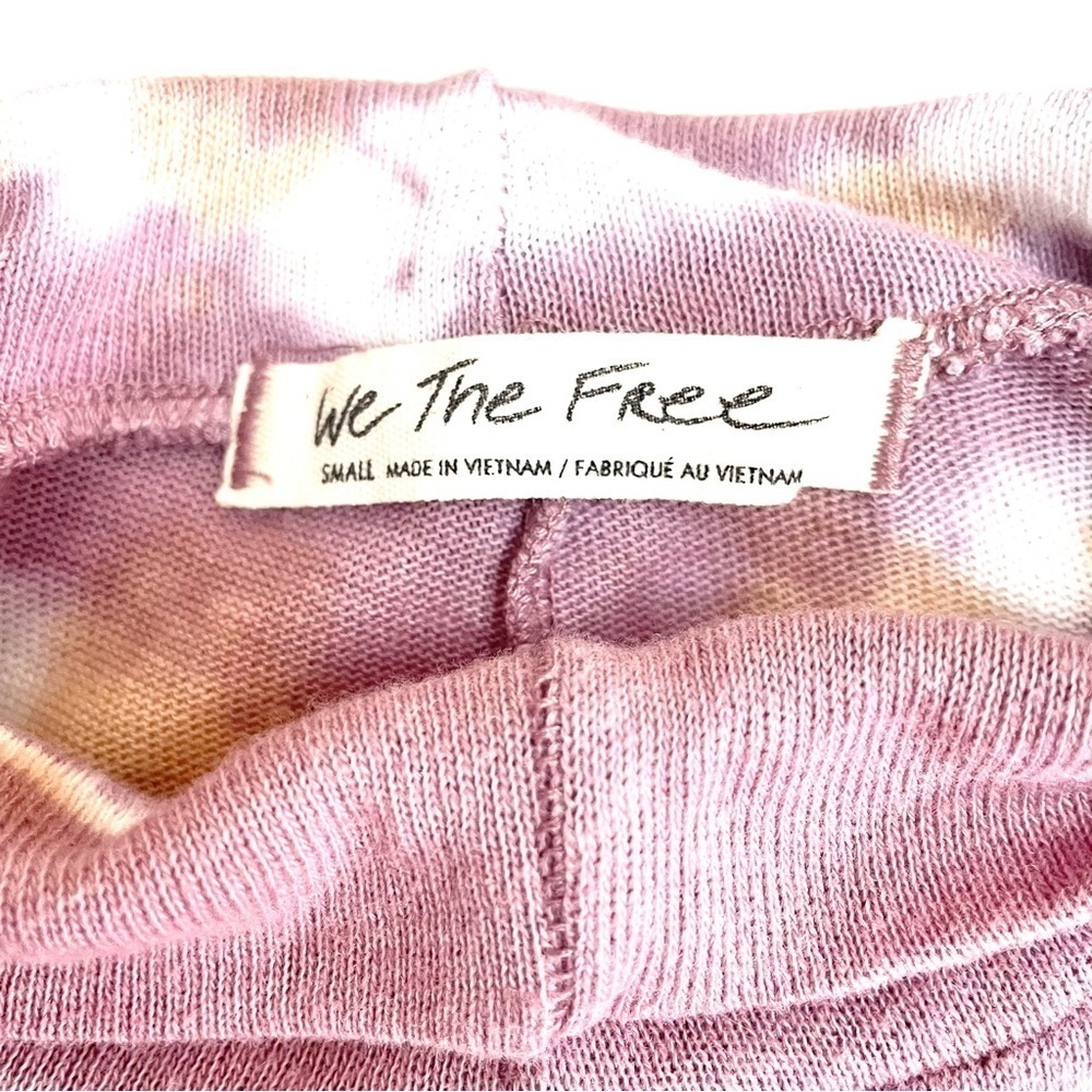 Free People Psychedelic Tie‎ Dye Moody Blossom Turtleneck Tee - Picture 9 of 14